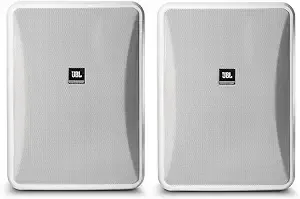 JBL Professional Control 28-1-WH High Output Indoor/Outdoor Background/Foreground Speaker, White