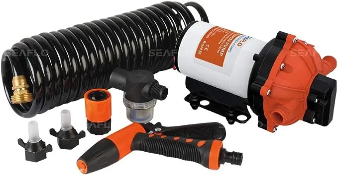 SEAFLO 55-Series Washdown Pump Kit - 12V DC, 5.5 GPM, 70 PSI