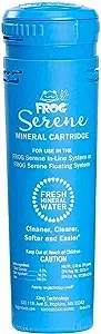 Frog Serene Mineral Replacement Cartridge for Hot Tubs for use only with Frog Serene in-Line and Floating Sanitizing Systems for Spas up to 600 gallons, Quick and Easy Hot Tub Sanitizer