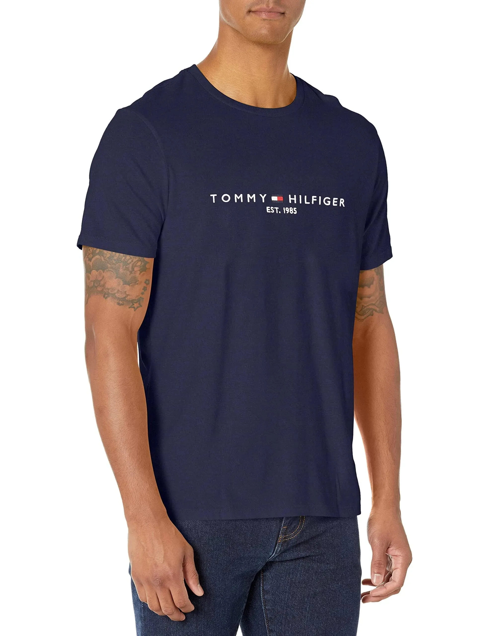 Tommy Hilfiger Men's Short Sleeve Logo T-Shirt