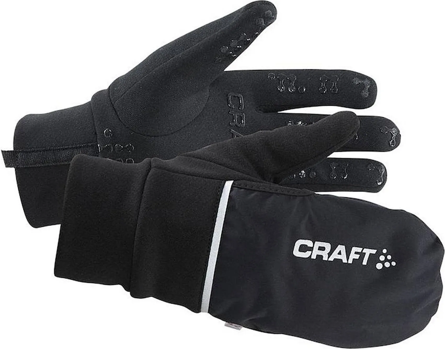 Craft - Hybrid Weather Glove - Large - Silver-Black