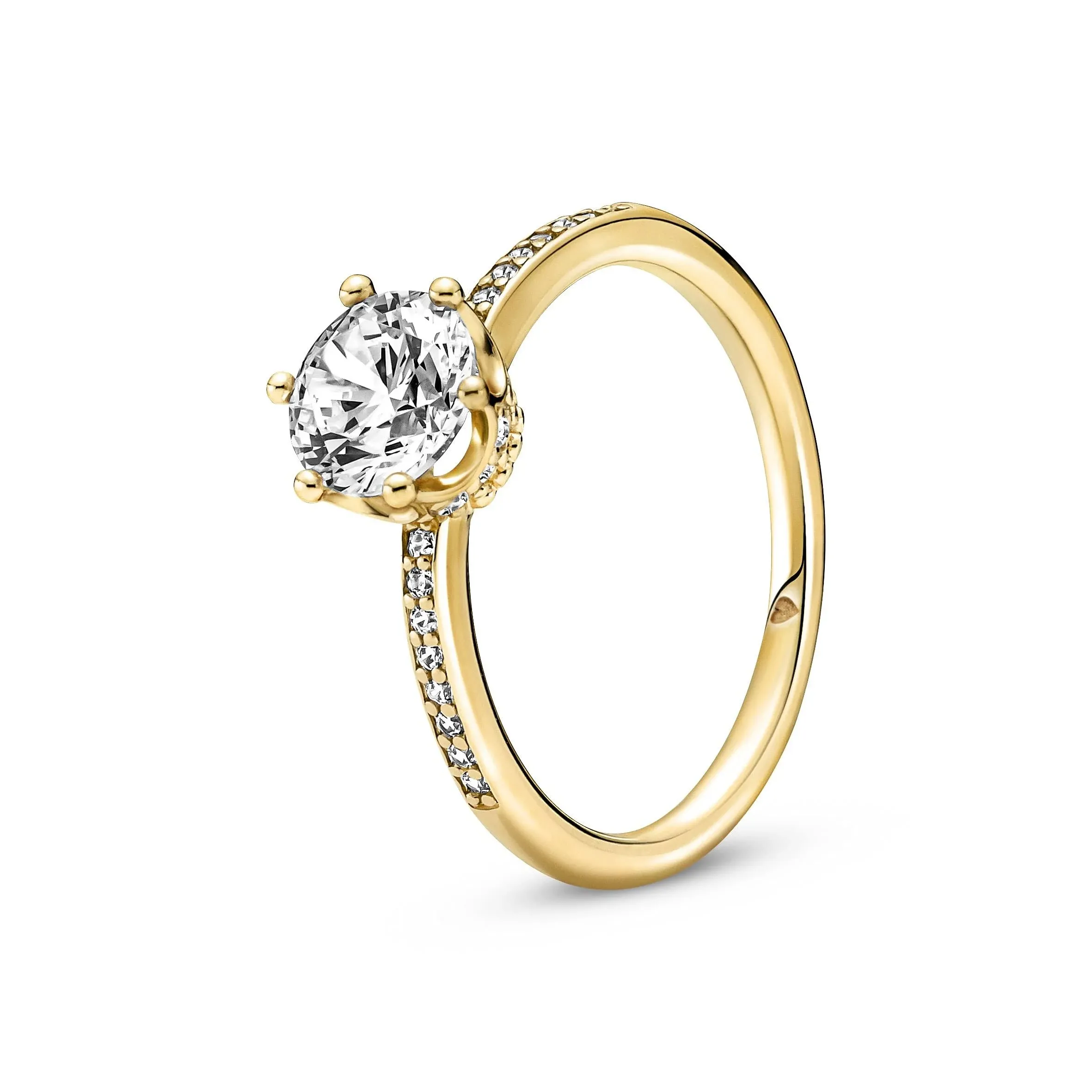 Pandora Sparkling Crown Solitaire Ring