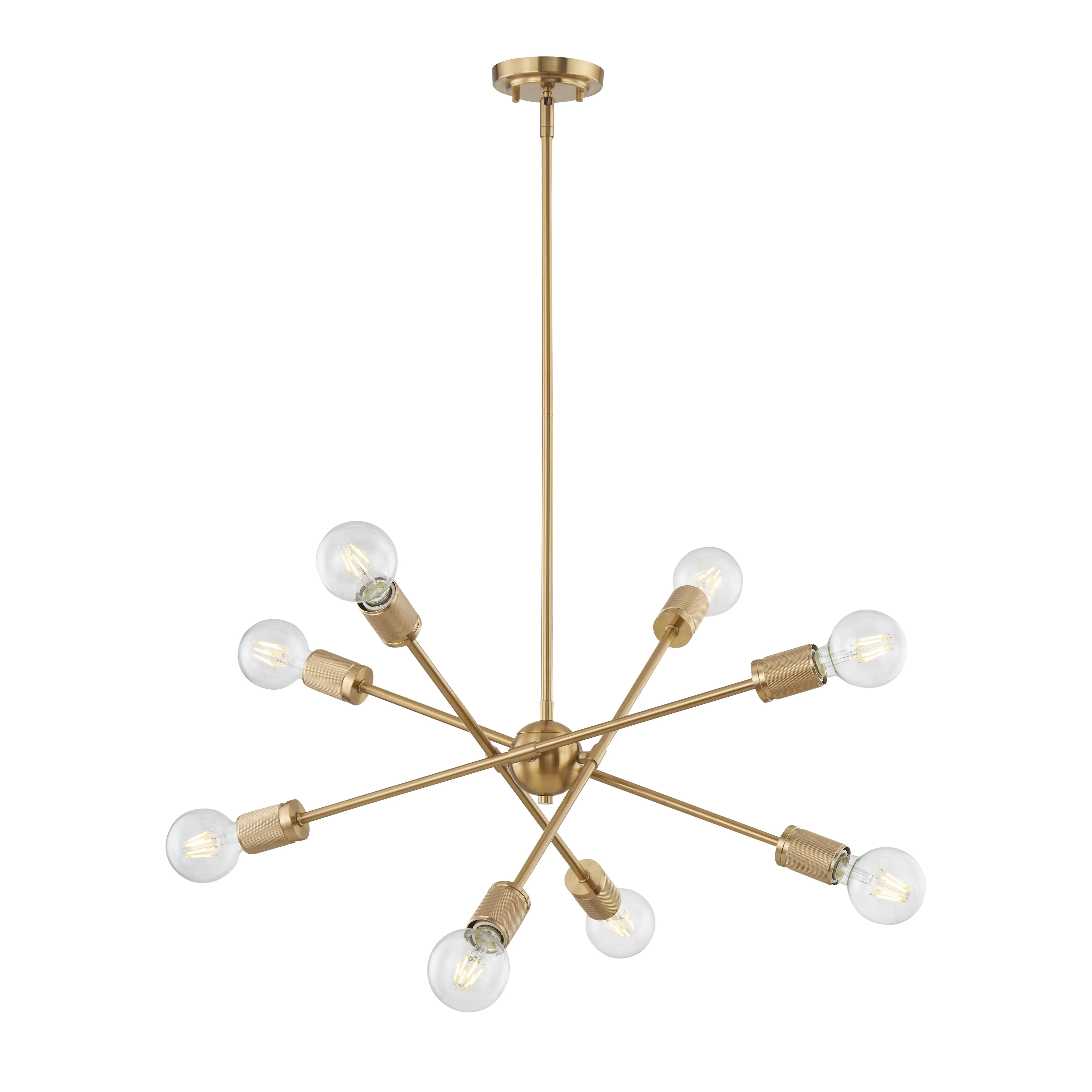 Module 22'' Wide 8-Light Chandelier - Burnished Brass - Elk Lighting 47369/8