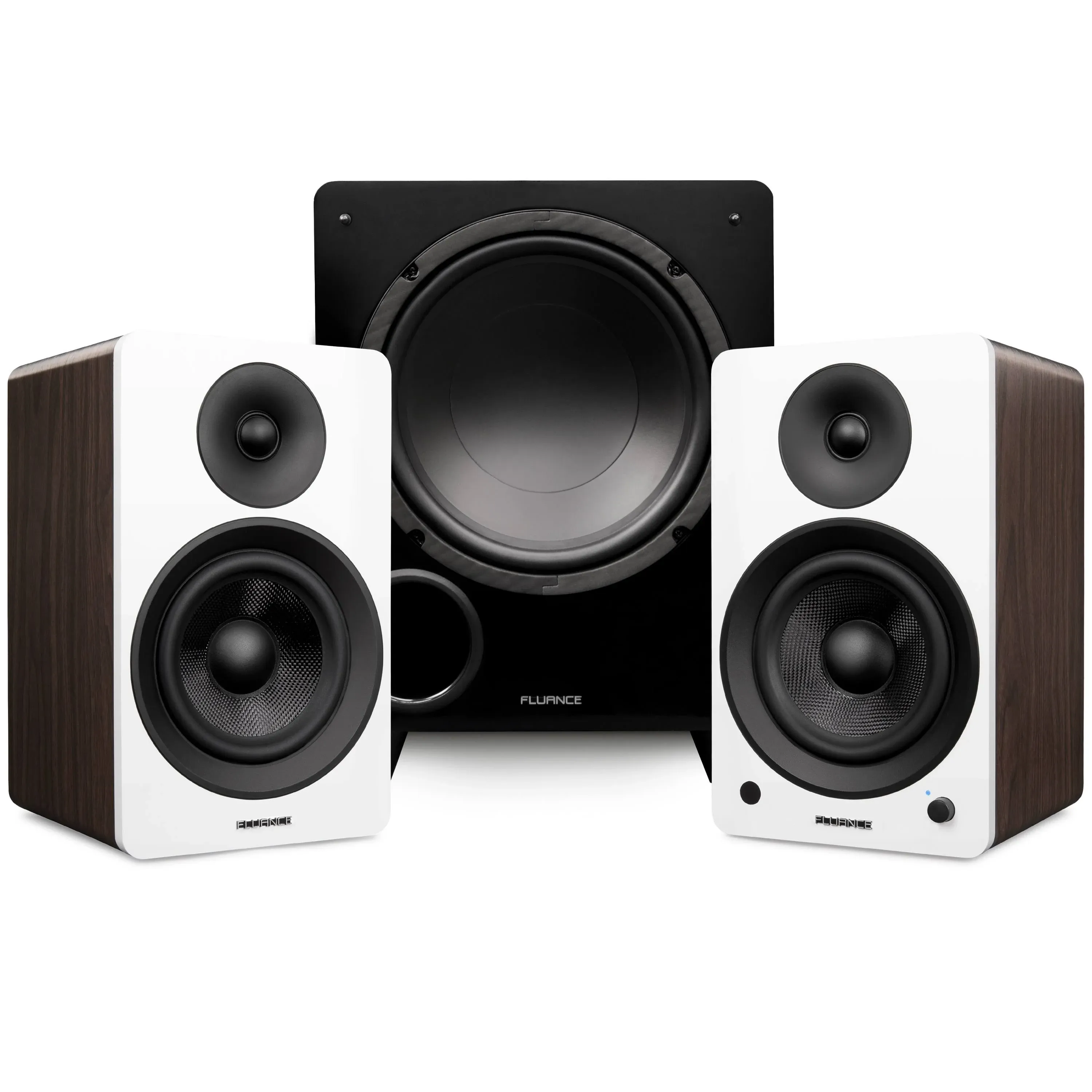 Fluance Ai61 Powered 6.5" Stereo Bookshelf Speakers