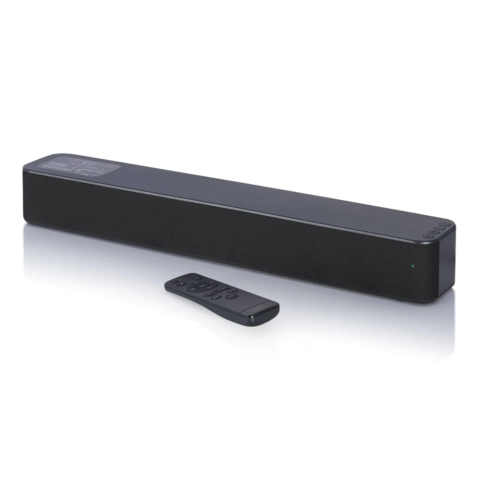 Onn. 2.0 Soundbar with Bluetooth 2 Speakers - Black - 20 ft