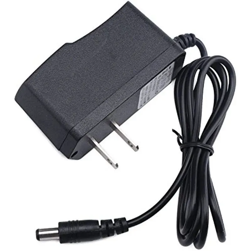 Facmogu 9W 9V/1A Power Supply Adapter - Center Positive, AC 100-240V to DC 9V 1000mA Wall Adapter, 9 Volt 1 Amp Supply w/5.5x2.5mm & 5.5x2.1mm Plug (NOT for Center Negative Device - Pedals, Keyboards)