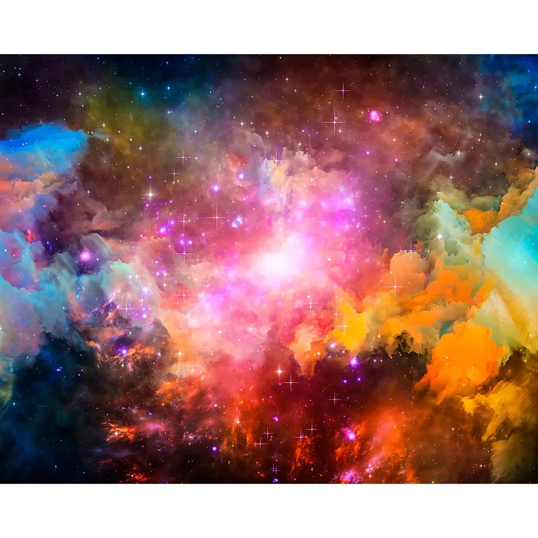 Galaxy Stars Wall Mural - Contemporary - Wallpaper - by Brewster Home Fashions | Houzz