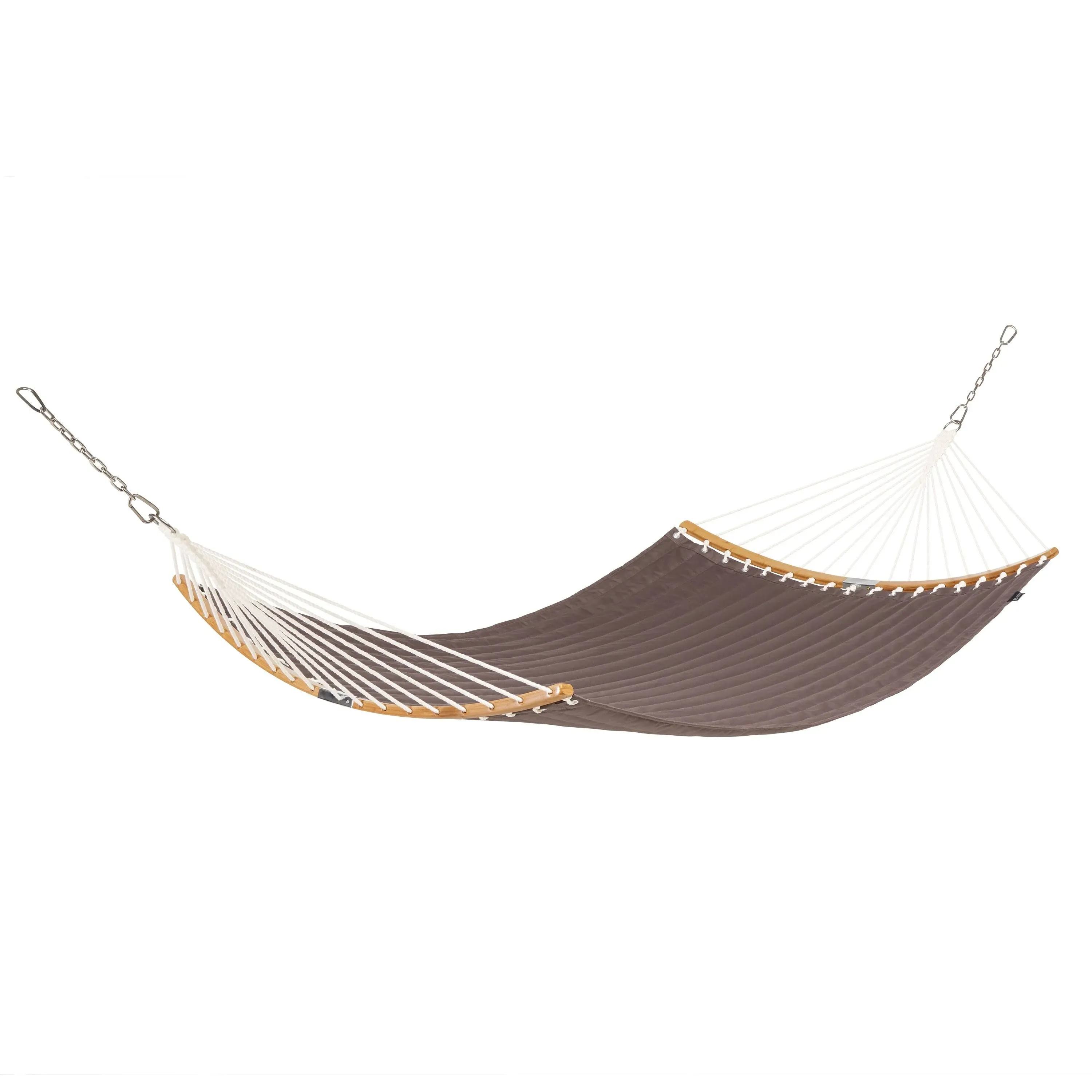 Classic Accessories Ravenna 81 x 55 Inch Quilted Double Hammock, Mushroom