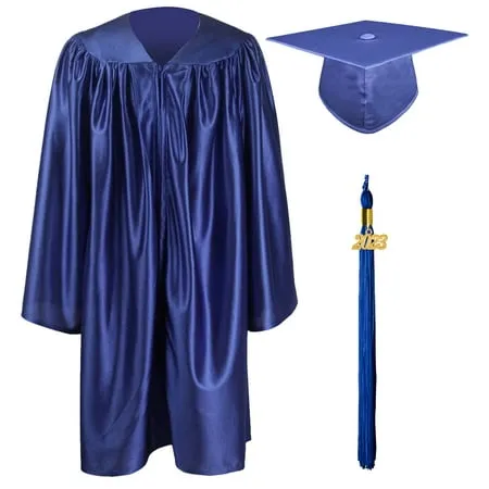 GraduationMall Matte Kindergarten Graduation Gown Cap Set with 2022 Tassel