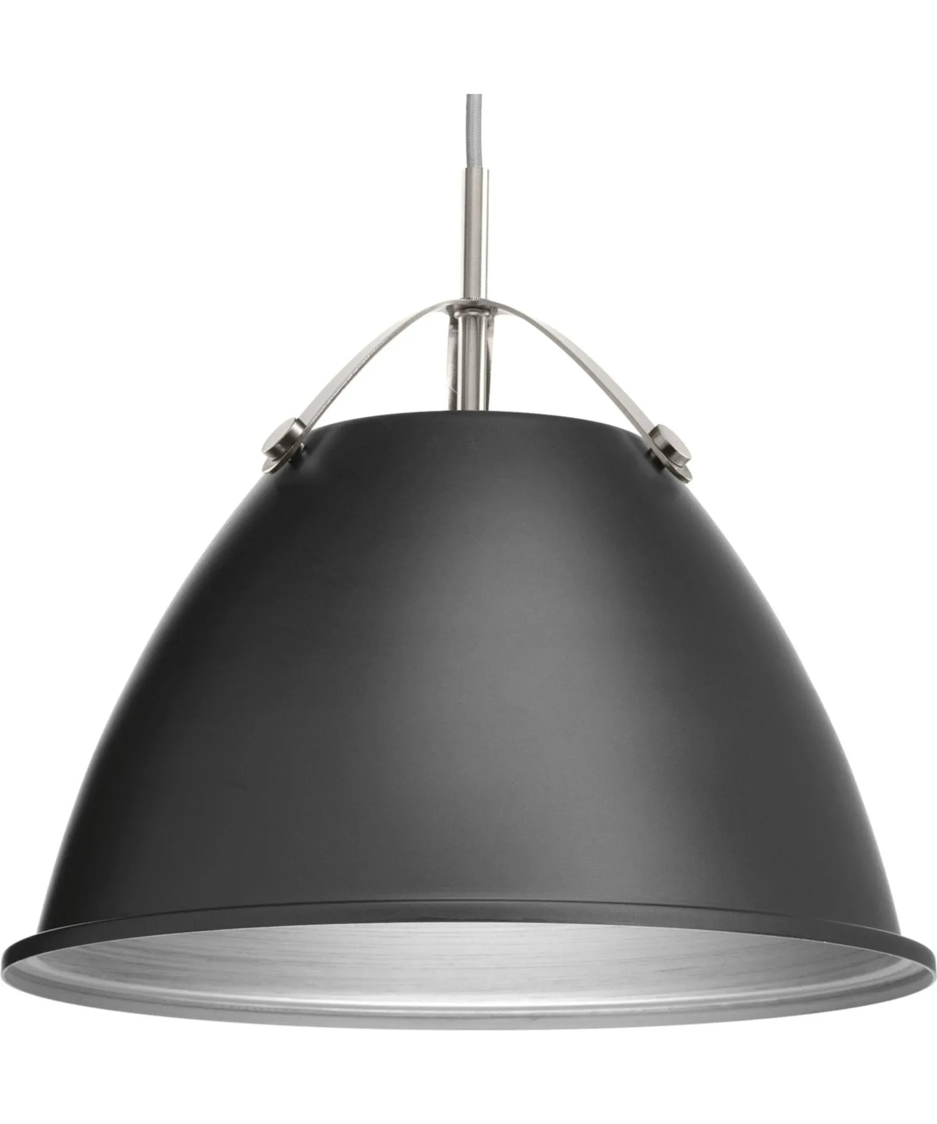 Progress Lighting P500052-143 Tre One-Light Pendant, Graphite , Black