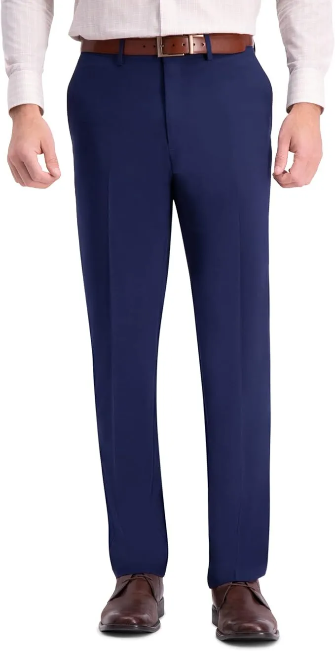 J.M. Haggar Men's Premium 4-Way Stretch Straight Fit Dress Pant