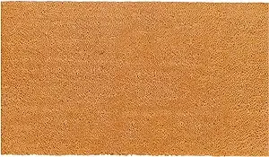 Theodore Magnus Natural Coir Doormat with Non-Slip Backing - 17 x 30 - Outdoor ...