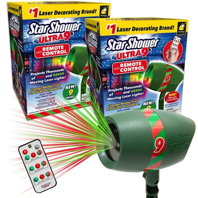 Star Shower Ultra 9 Outdoor Holiday Laser Light Show AS-SEEN-ON-TV