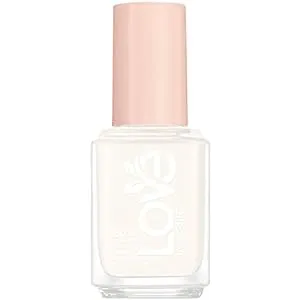 LOVE by essie Nail Polish, 80% Plant-based, Salon-Quality, Vegan, White, Blessed Never Stressed, 0.46 Fl Oz