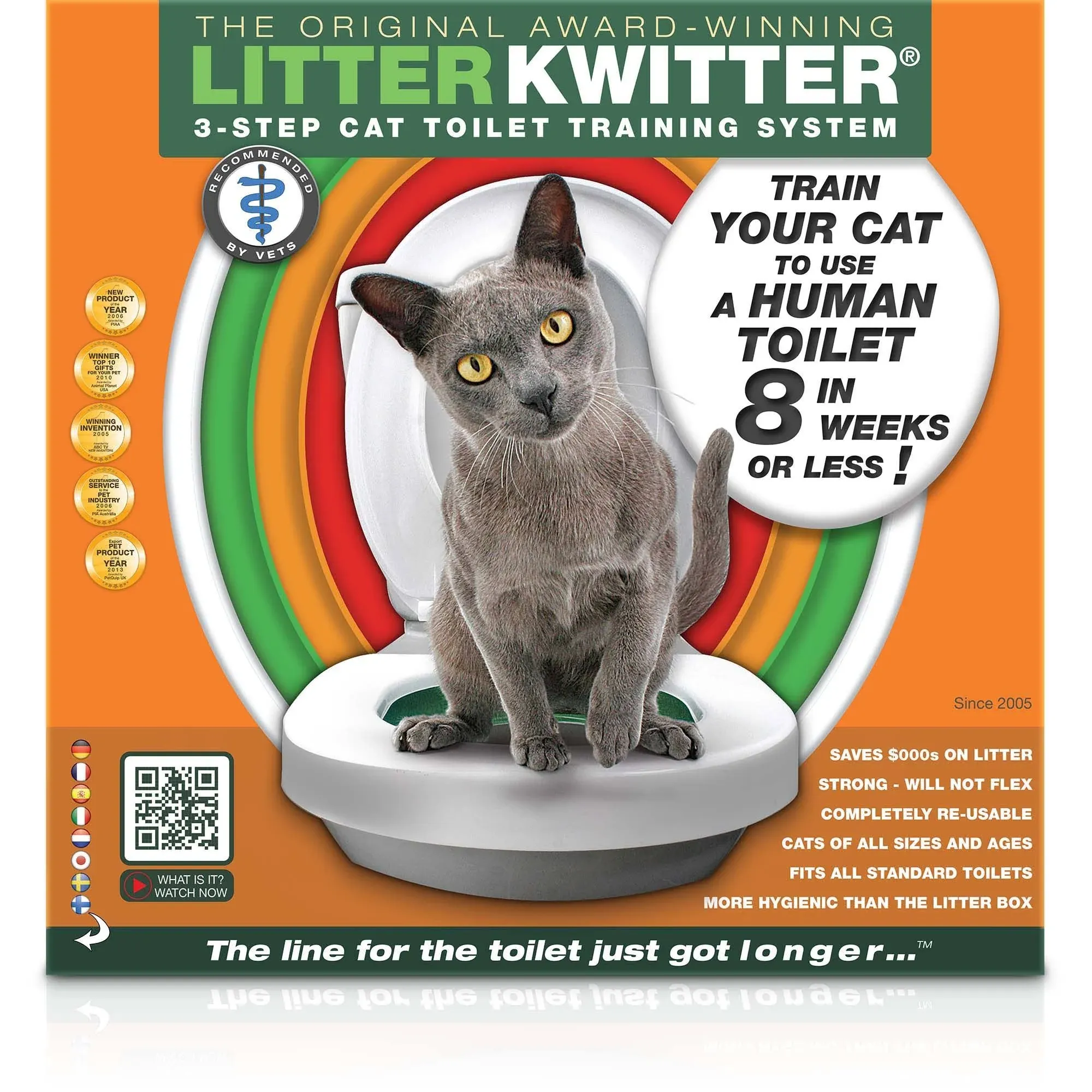 Litter KWITTER Cat Toilet Training System