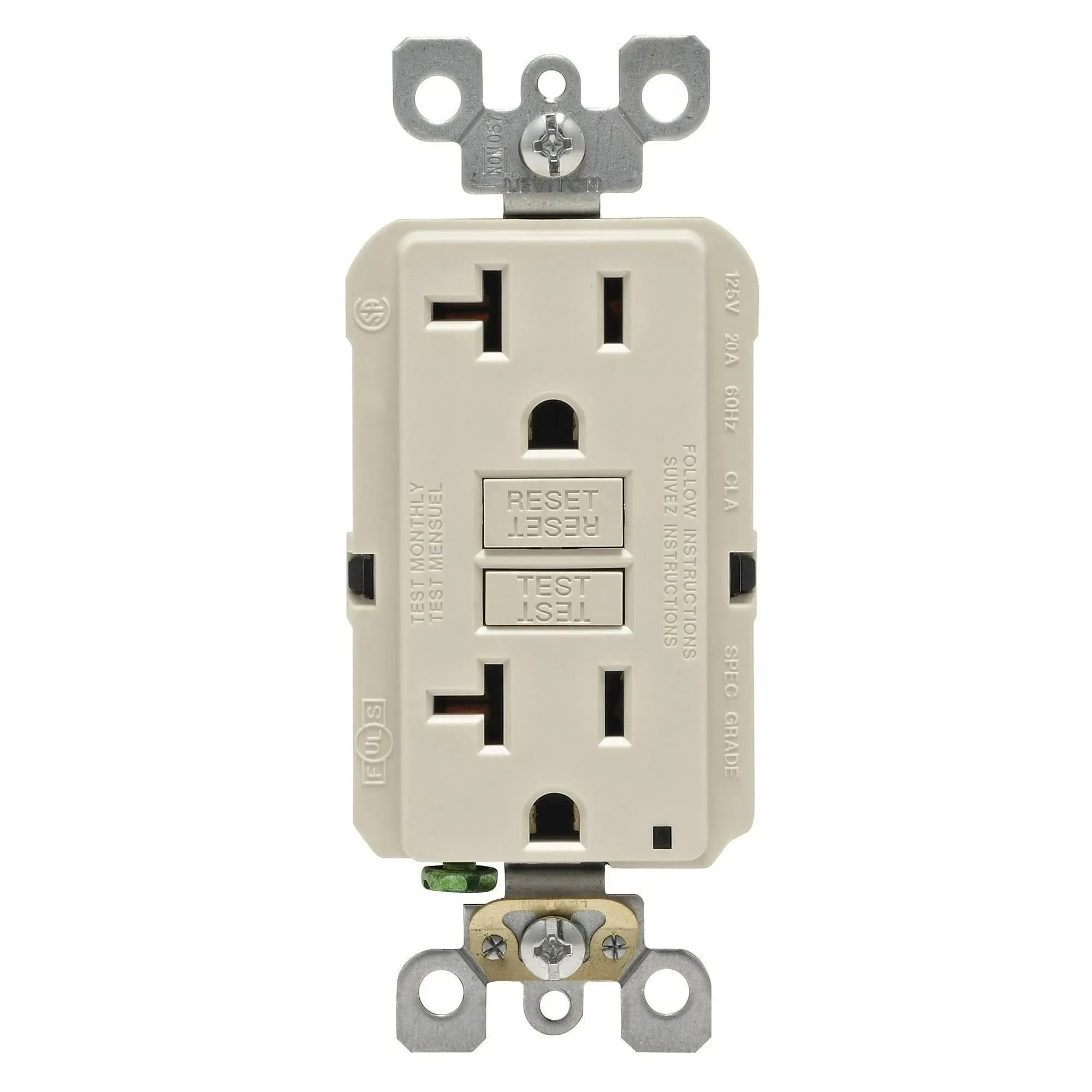 20-Amp GFCI Outlet Leviton