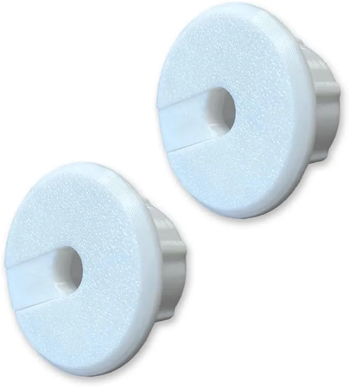 Wall Bushing Grommet for Starlink Dishy Router Ethernet Adapter Cable, Starlink Cable Routing Kit Feed-Through for 1 inch Wall Hole and Furnitures Wire Hole(White, 2 Pack)