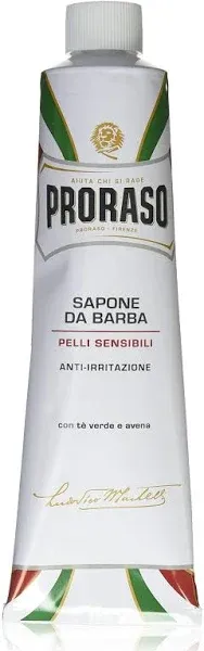 Proraso Shaving Cream Sensitive Skin Tube - Pelli Sensibili 5.2 oz