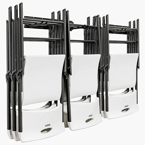 Chair Storage Rack, Wall Mounted Folding Chairs Organizer and Hanger System,For Home, Garage, Heavy Duty