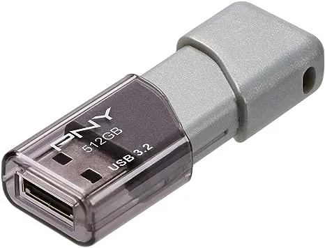 PNY P-FD256X2TBOP-MP 256GB Turbo Attaché 3 USB 3.0 Flash Drive, 2-Pack,Silver