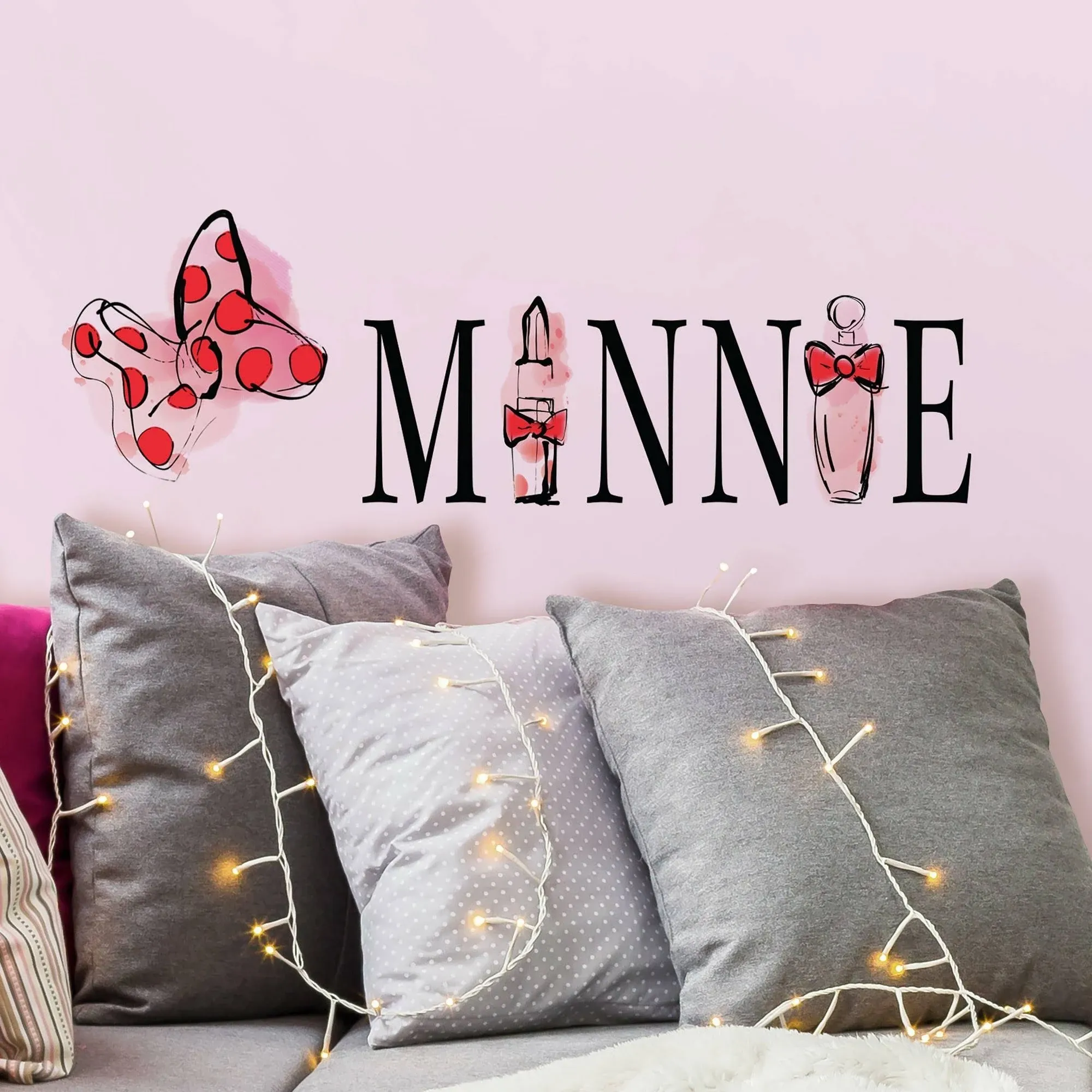 Roommates RMK3582SCS Minnie Mouse Perfume Peel & Stick Wall Decals