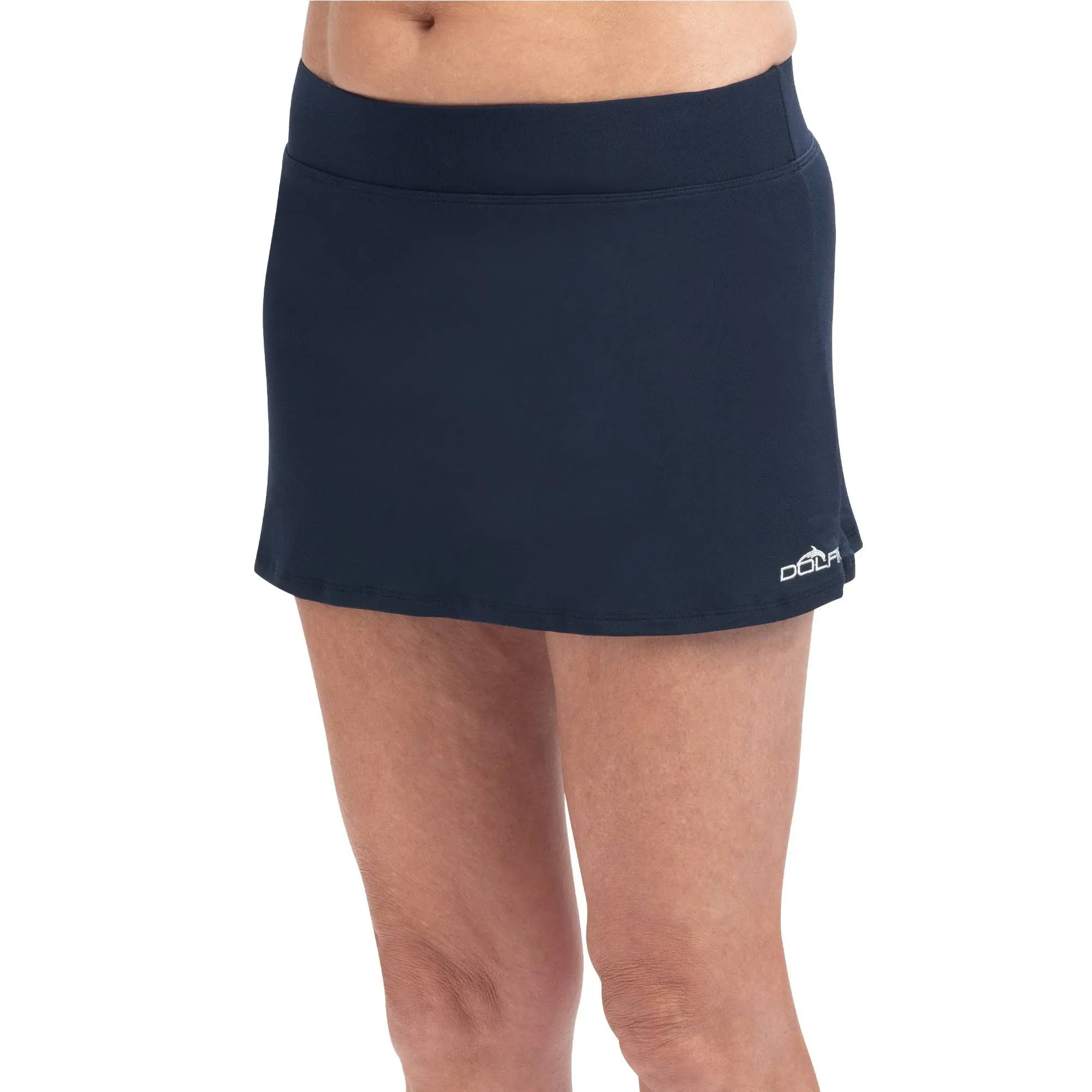 Dolfin Women's Aquashape A-Line Swim Skort, XXL, Navy