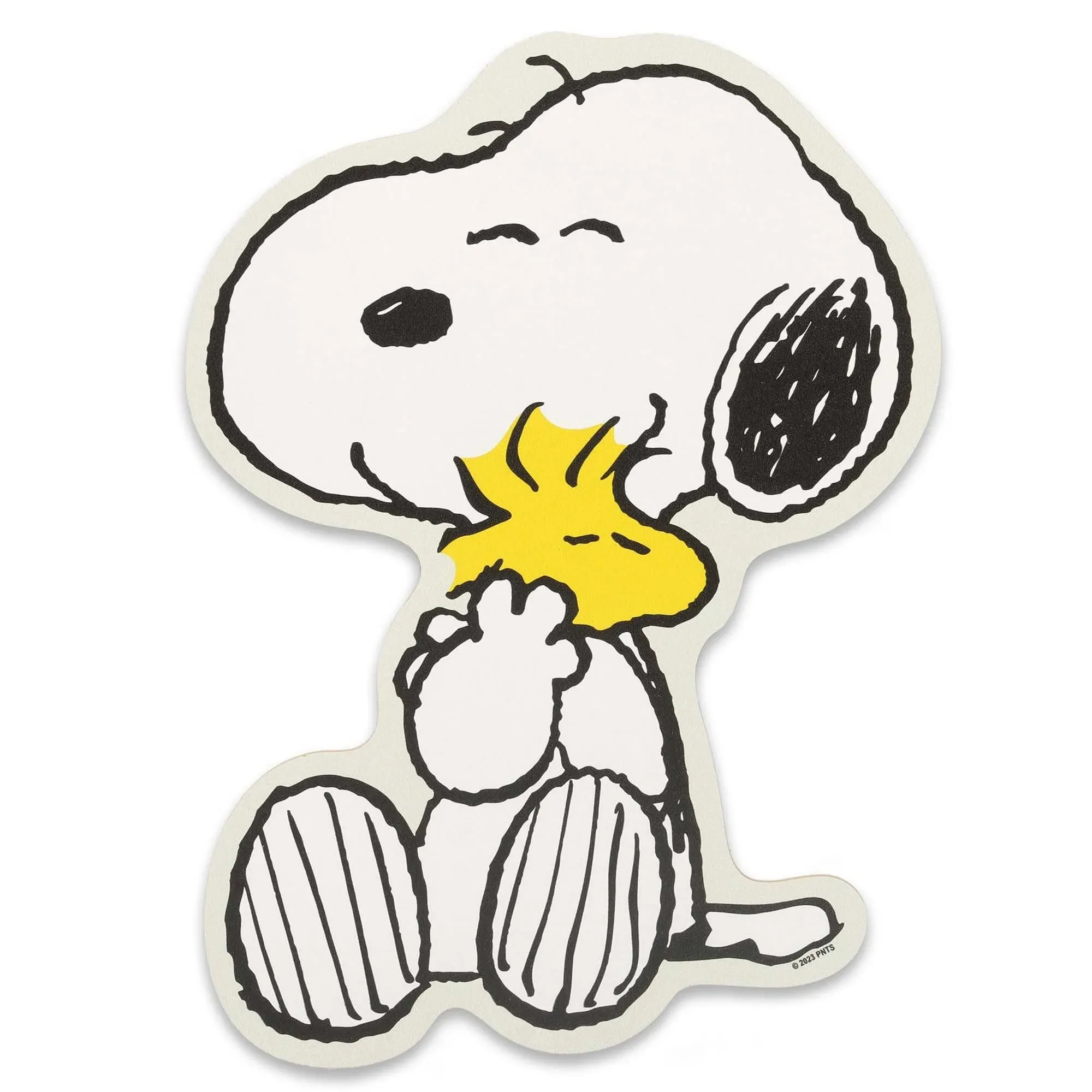 Peanuts Snoopy and Woodstock Hug Wood Wall Decor - Fun Snoopy Wall Art for Kids' Bedroom or Play Room