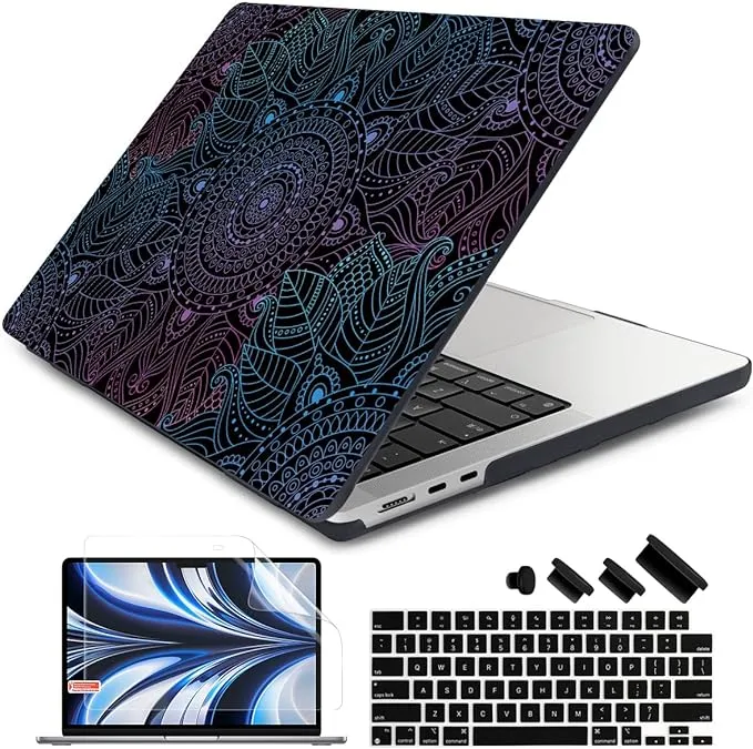 For New M2 MacBook Air 13.6 Inch Case 2022 A2681 Frosted Matte Plastic Hard