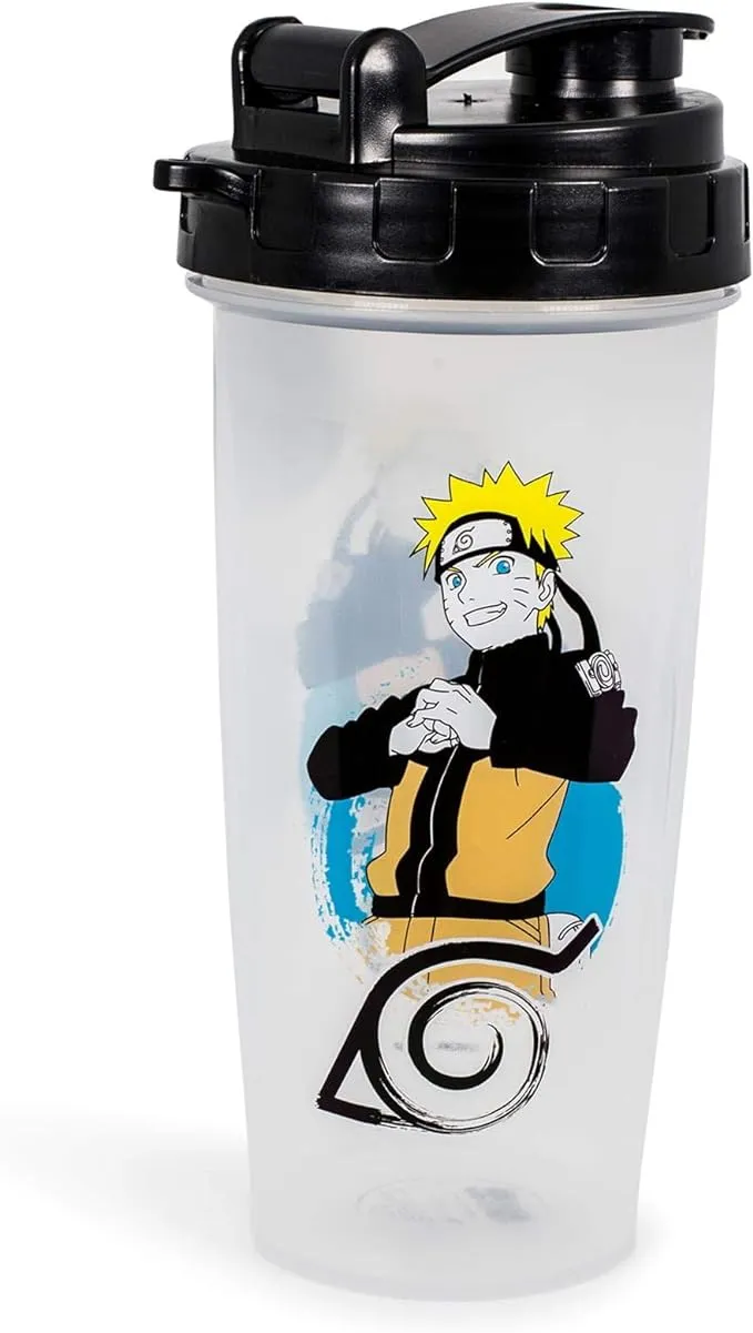 Naruto Shippuden Plastic Shaker Bottle | Holds 20 Ounces