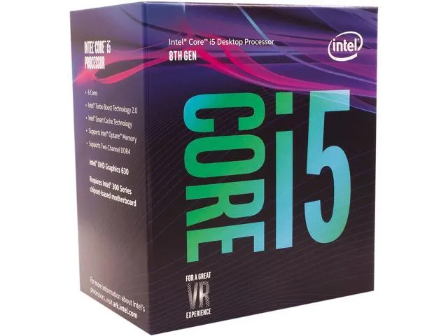 Intel® Core™ i5-8600 Desktop Processor 6 Core up to 4.3GHz Turbo LGA1151 300 Series 65W