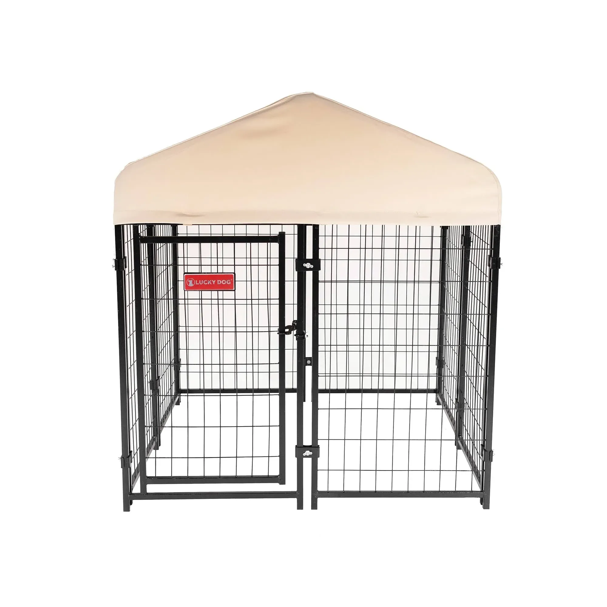 Lucky Dog Stay Series Studio Jr. Kennel (4'x4'x4'4") Khaki