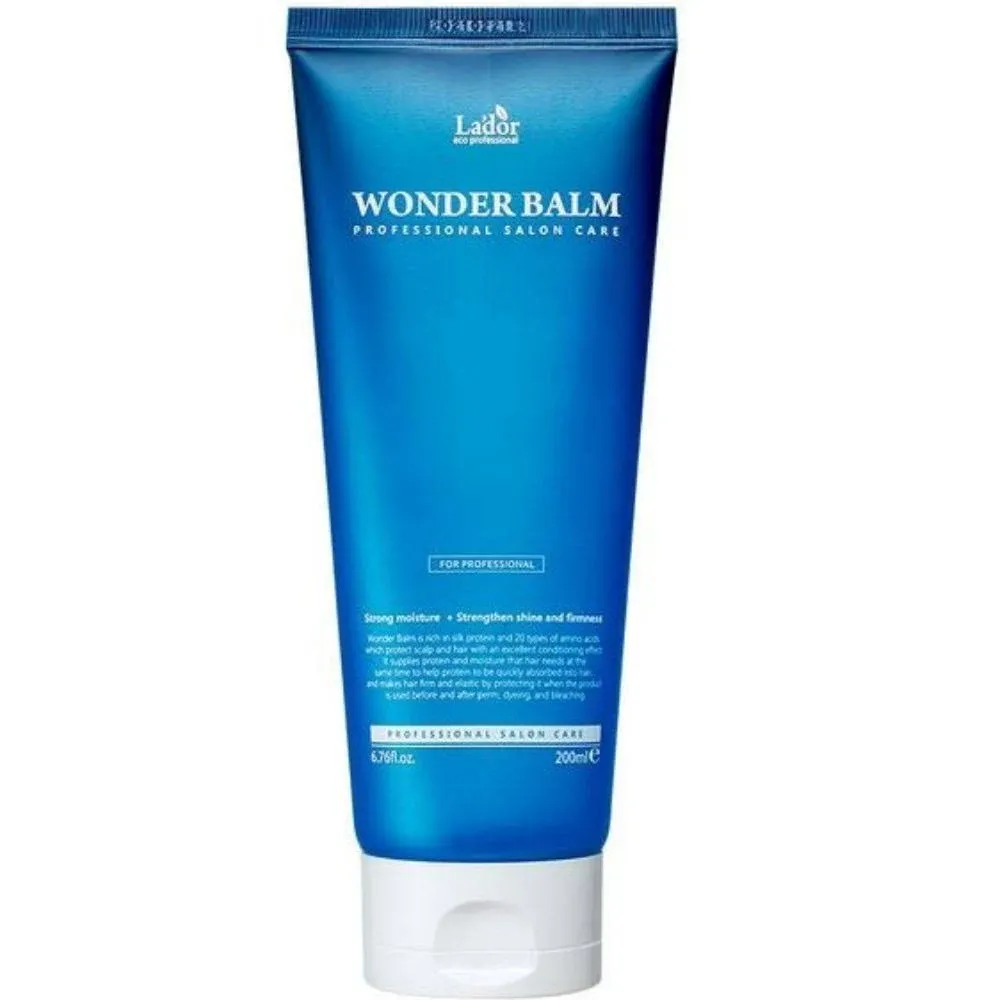 LA'DOR Wonder Balm 200ml Hair Treatment Conditioner Moisturizing Silk Protein Intensely Nourishes Curls With Irreplaceable Substances Restores Softness for Beautiful and Healthy Hair