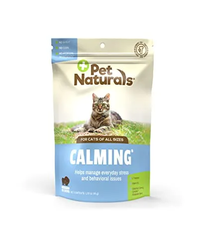 Buy Calming Supplements for Cats 30 Chews By Pet Naturals of Vermont | Herbspro.com