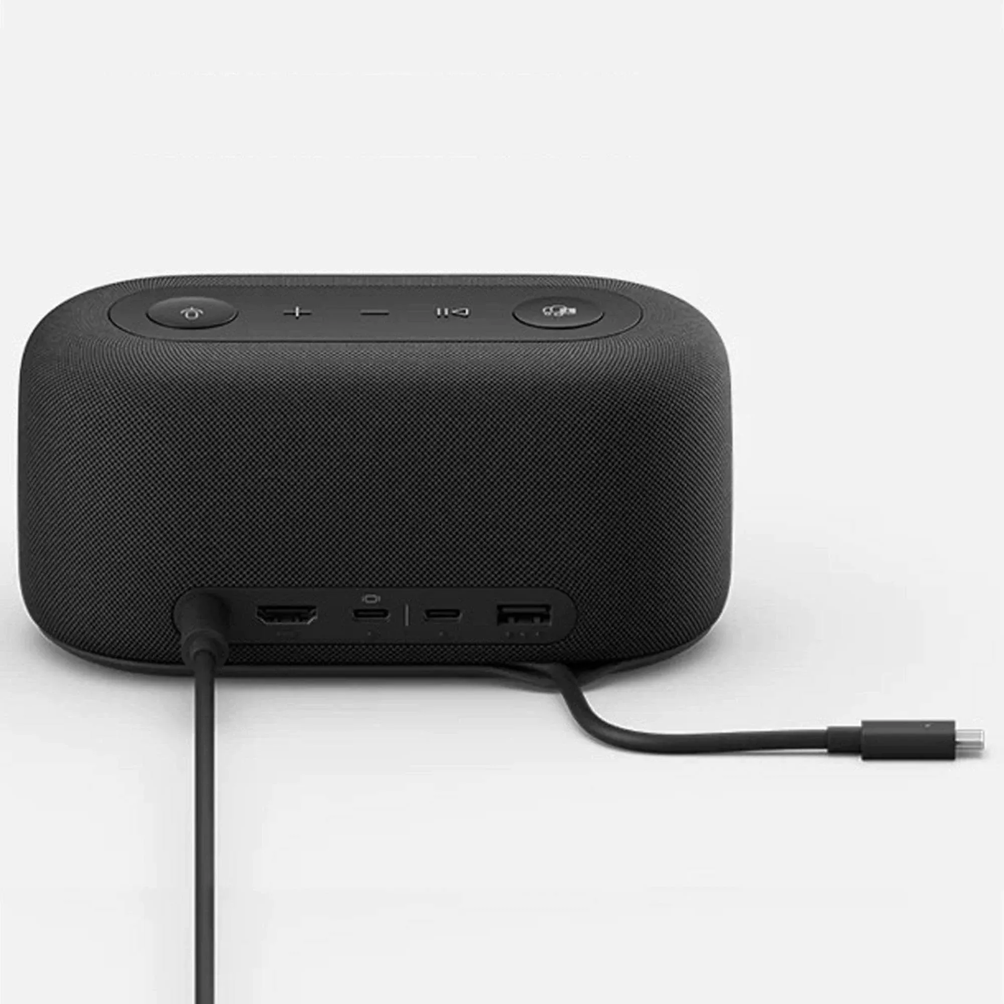 Microsoft Audio Dock - Teams Certified, USB-C Dock, HDMI 2.0, USB-A, USB-C x 2 Ports, Pass-Through Charging, Audio Speaker Phone, Works with Teams, Zoom, and Google Meet apps 