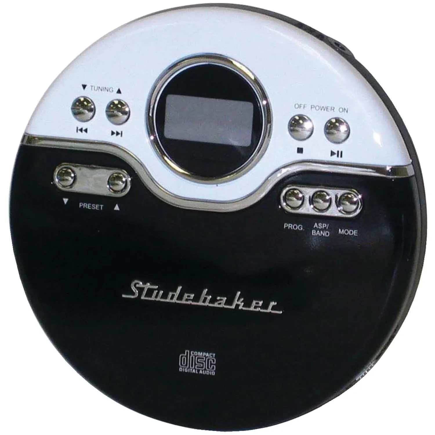 Studebaker Sb3703pb Retro Joggable Personal CD Player with FM Radio - Pink/Black