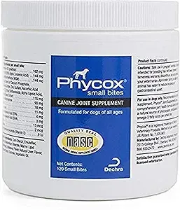 PhyCox Canine Joint Support Soft Chews, 120 Count