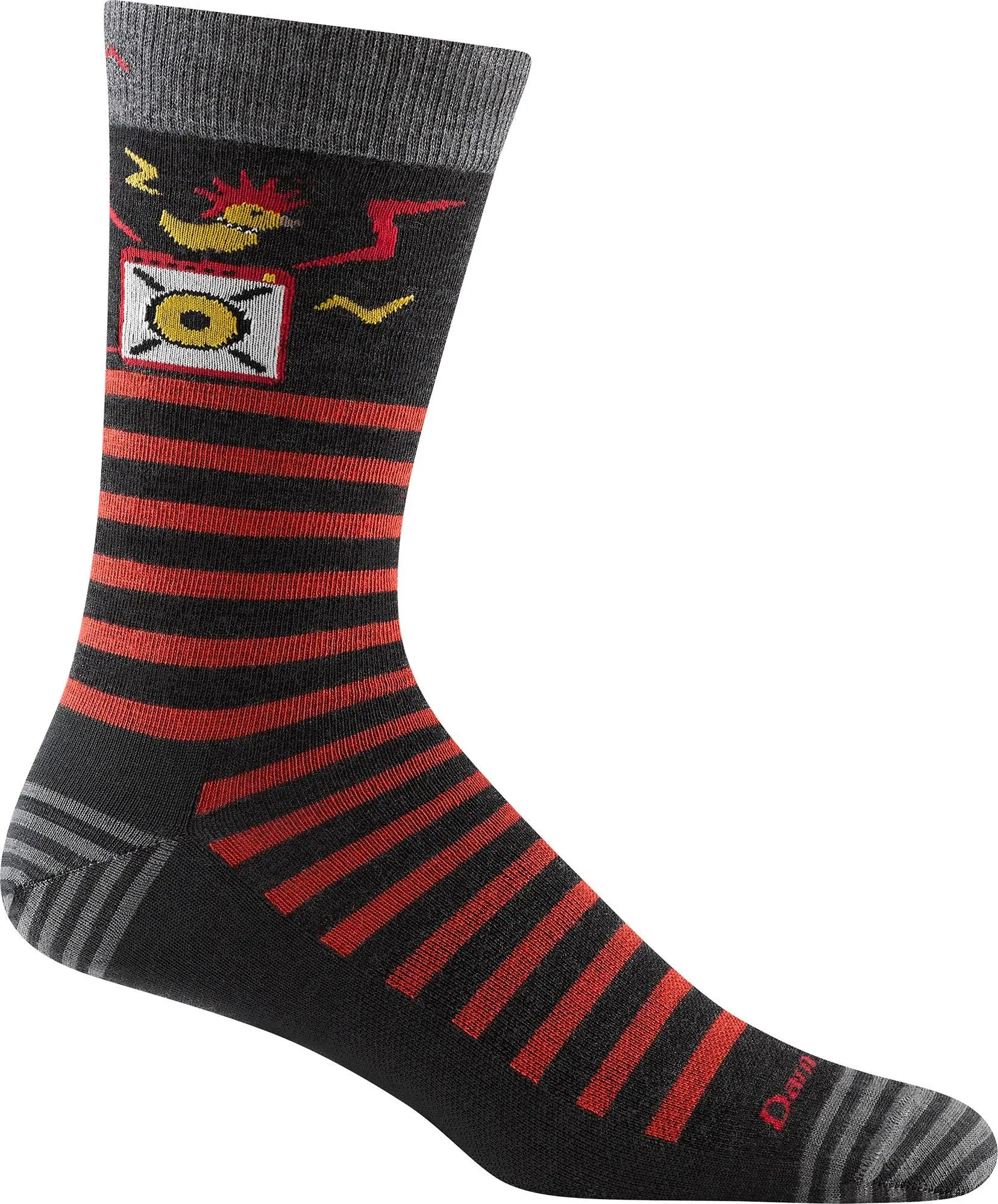 Darn Tough Men's Animal Haus Crew Lightweight Socks