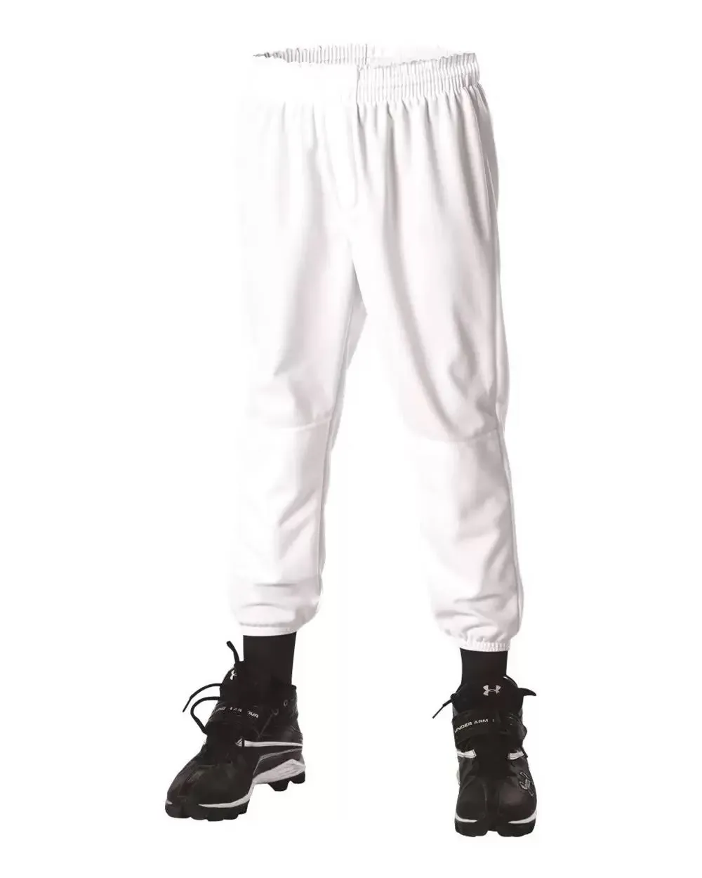 Alleson Athletic 605PBW Women's Belt Loop Fast-Pitch Pants - White - S