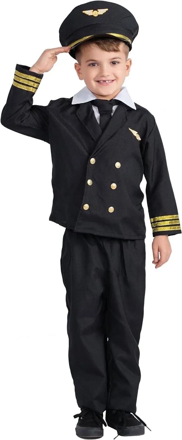 Pilot Boy Jacket Children's Costume Size: Toddler 4