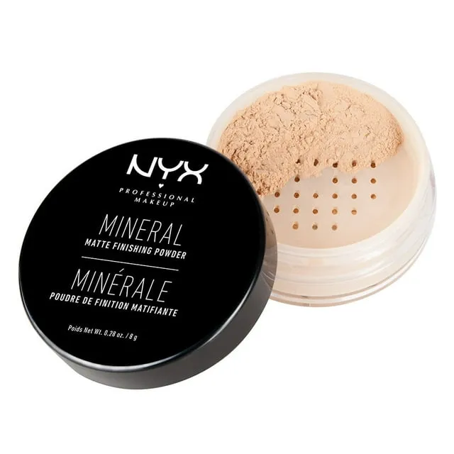 NYX Professional Makeup Mineral Matte Finishing Powder, Loose Powder, Medium/Dark