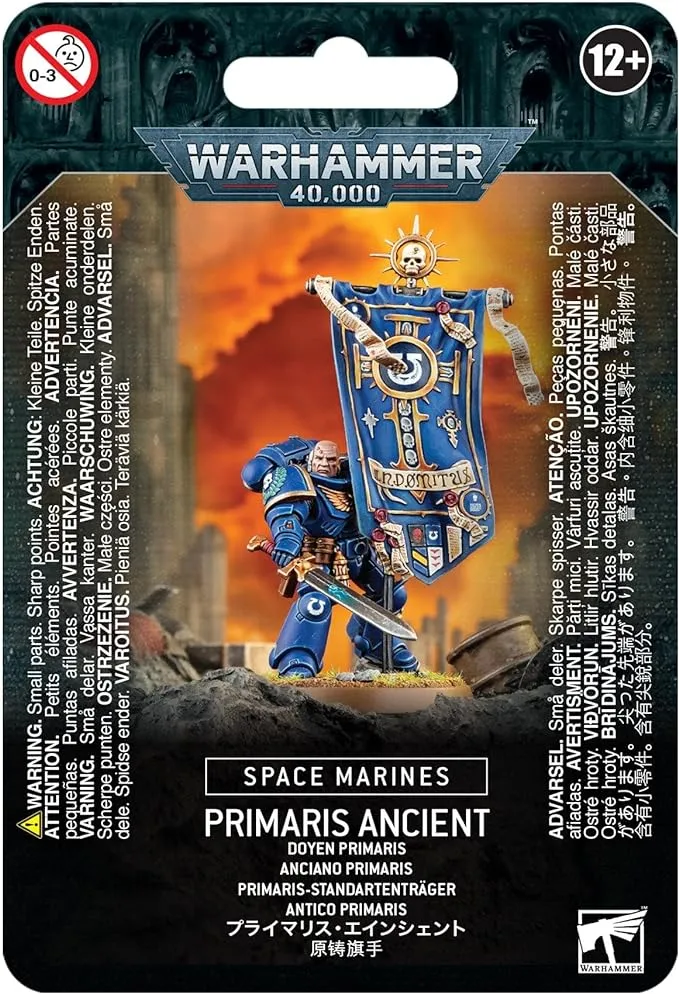 Warhammer 40,000 Space Marines Primaris Ancient Miniature