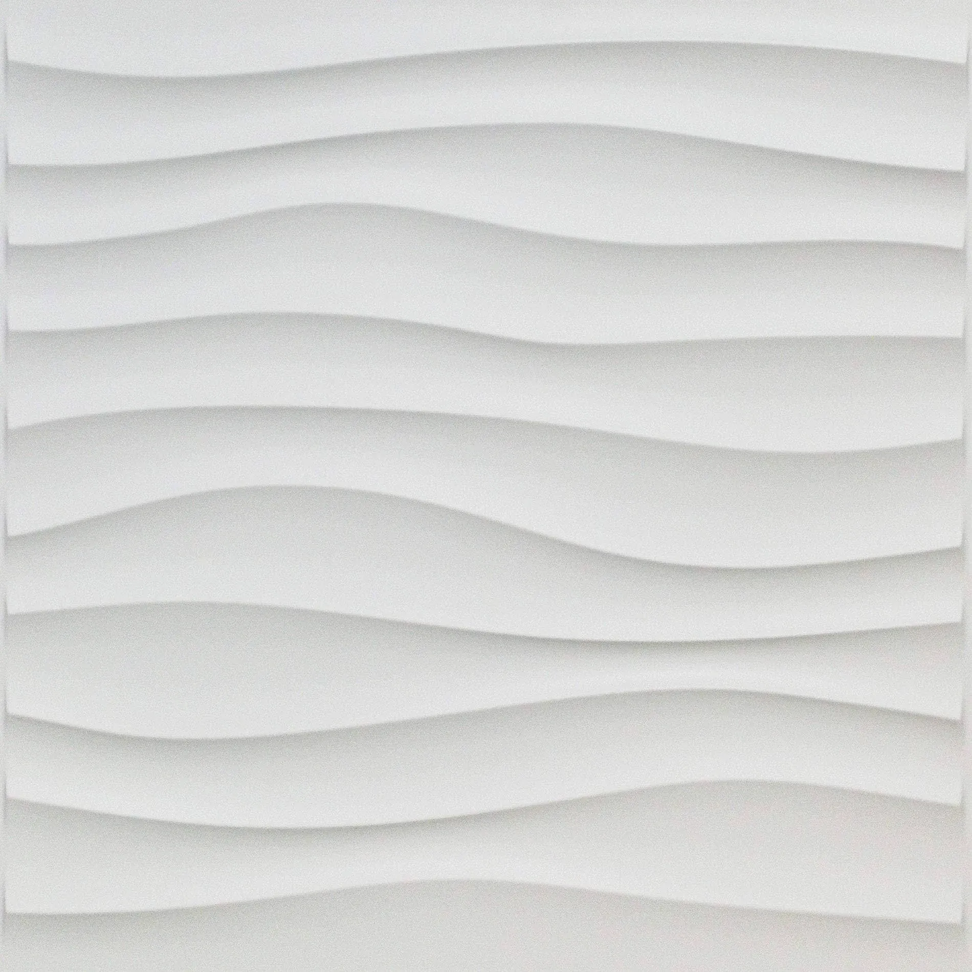 Art3d PVC Wave Board Textured 3D Wall Panels, Black, 19.7" x 19.7" (12 Pack)