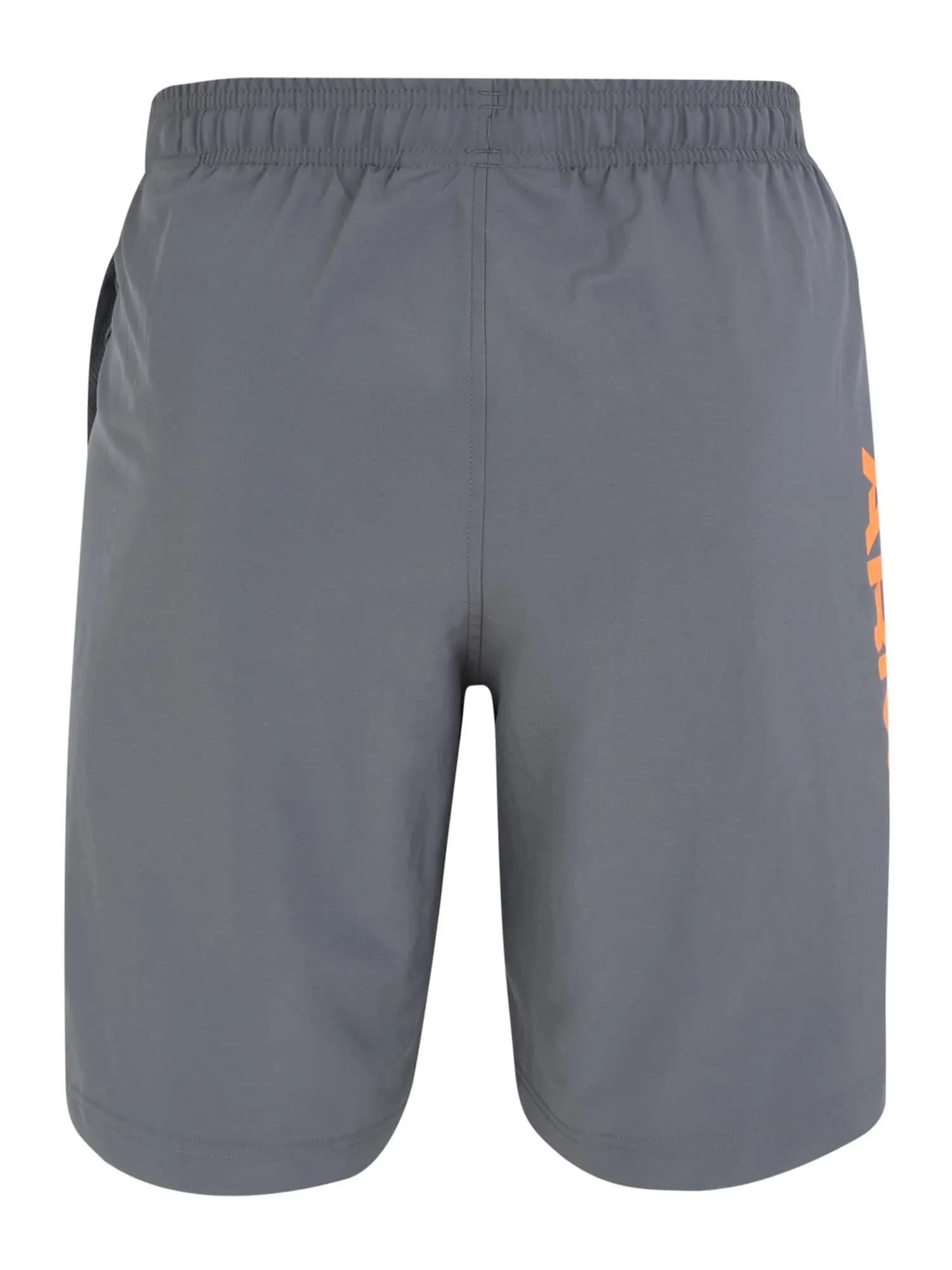 Under Armour Men&#039;s Heat Guard Shorts in Grey / Orange and Blue Grey