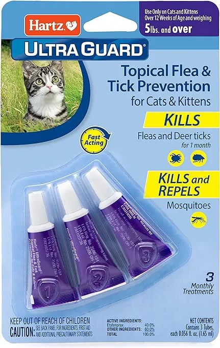 Hartz Ultra Guard Topical Flea & Tick Prevention for Cats & Kittens