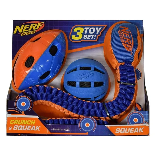 ?Nerf Dog ~ 3 Toy Set