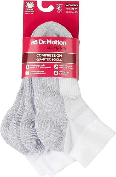 Dr Motion Quarter Height Compression Sock