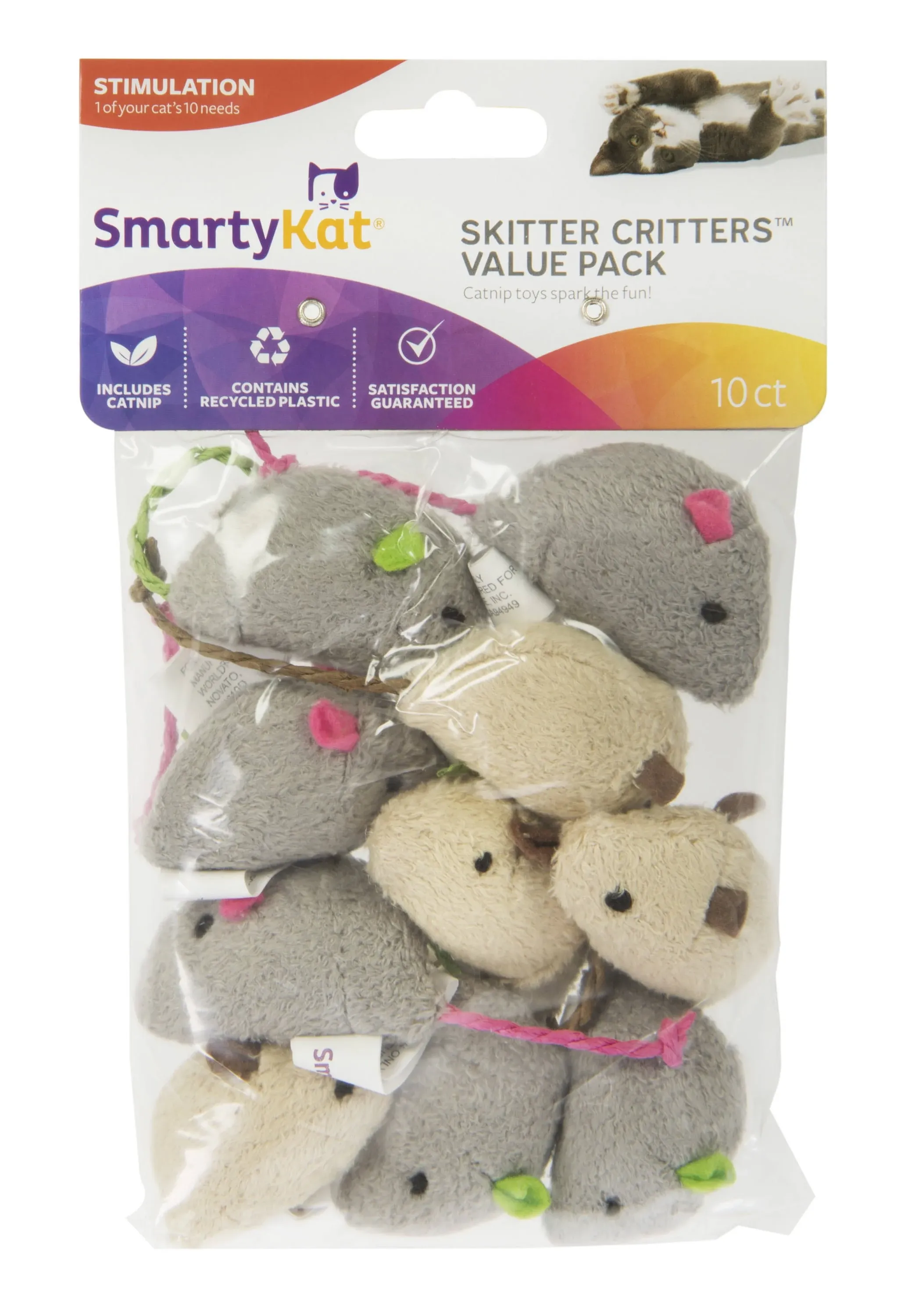 SmartyKat Skitter Critters Cat Toy