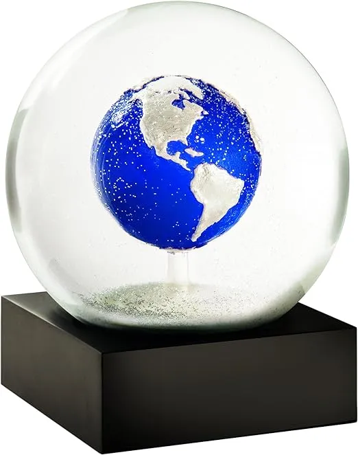 Big Blue Marble Snow Globe