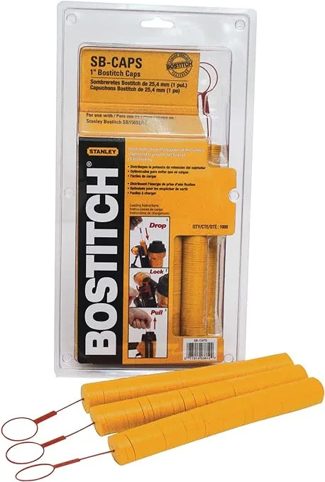 BOSTITCH Stapler And Nailer Caps, 1000-Pack (SB-CAPS)