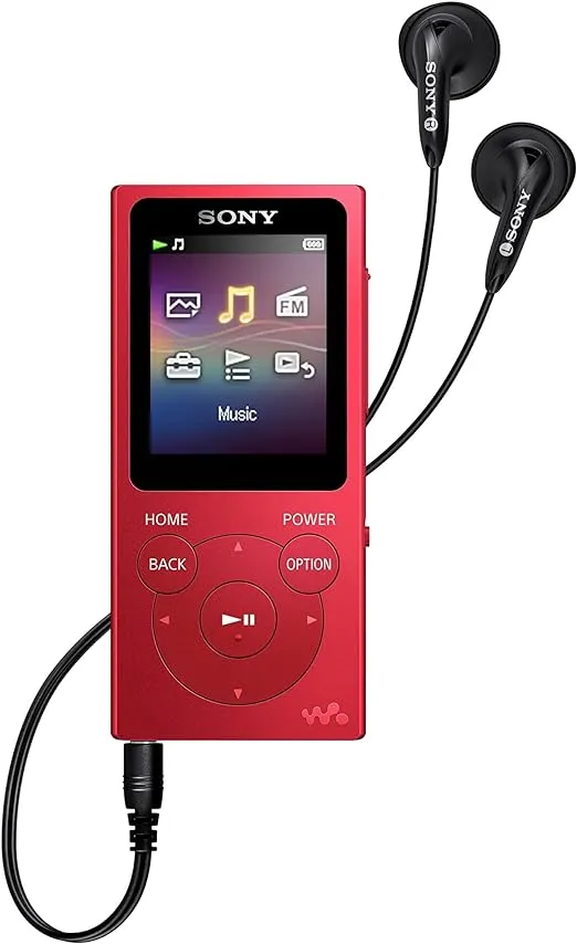 Sony NWE394/R 8GB Walkman MP3 Player (Red)